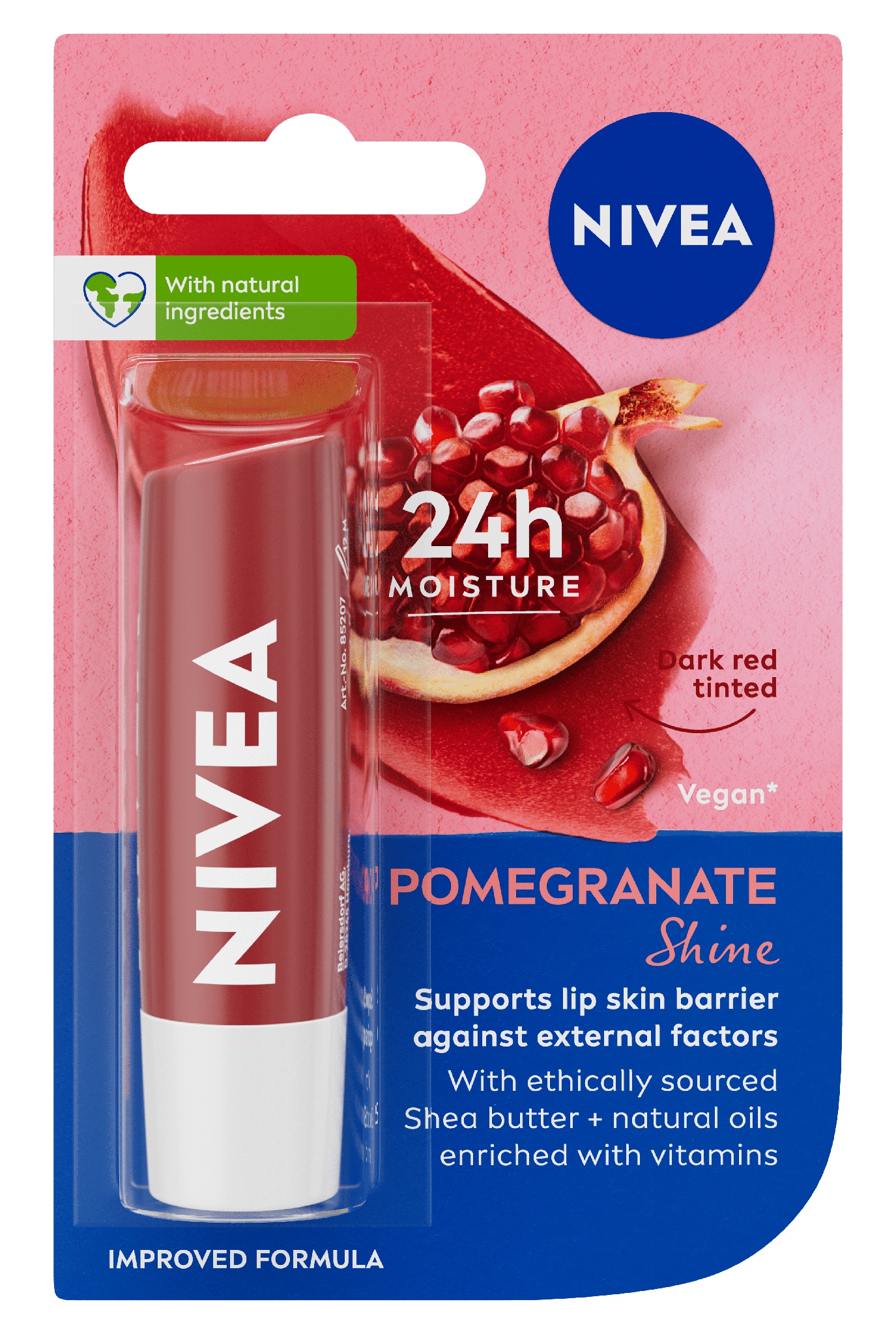Nivea Pomegranate Shine Lip Balm