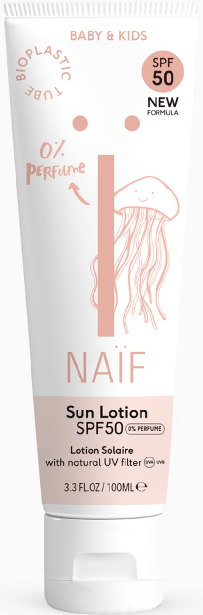 Naïf Baby & Kids Sun Lotion SPF50 0% Perfume