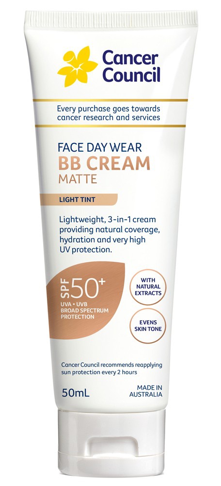 Cancer Council SPF 50+ Face Day Wear BB Cream Matte Light Tint