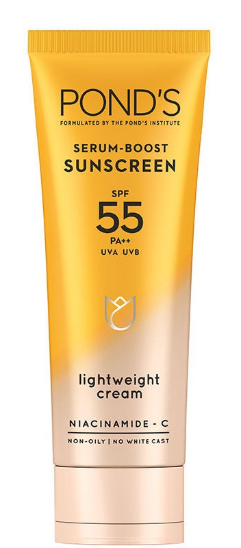 Pond's Serum Boost Sunscreen Cream SPF 55