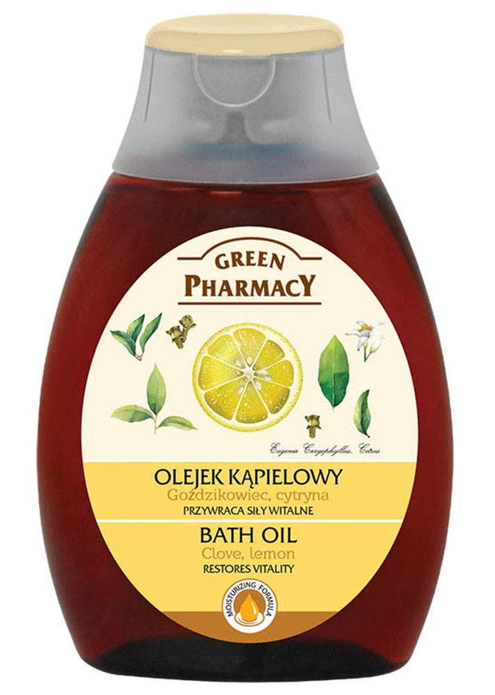 Green Pharmacy Bath Oil Clove Lemon