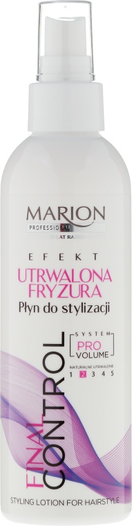 marion Final Control Styling Lotion For Fixed Hairstyle