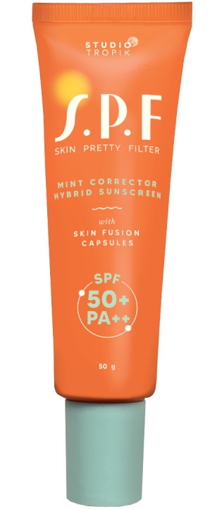 Studio Tropik SPF 50+ Pa++ (Mint) - Skin Pretty Filter