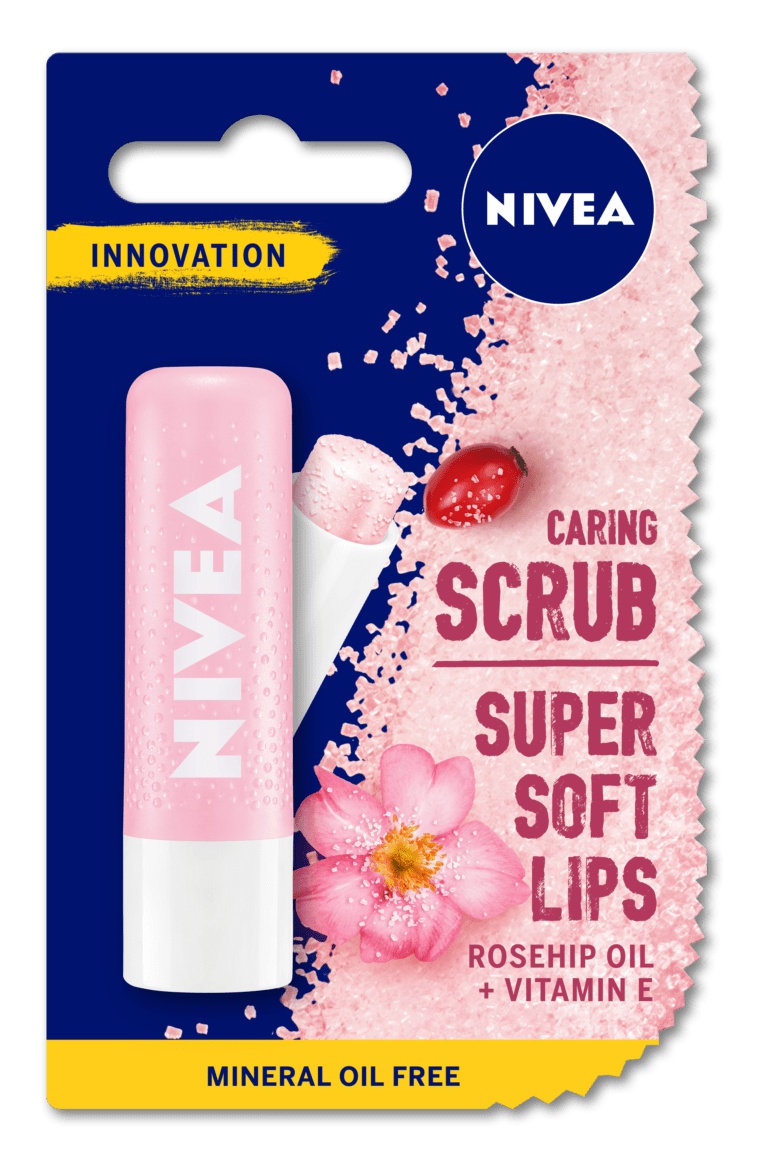 Nivea Lip Scrub Rosehip & Vitamin E Lip Balm