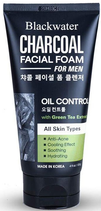 Blackwater Charcoal Facial Foam For Men