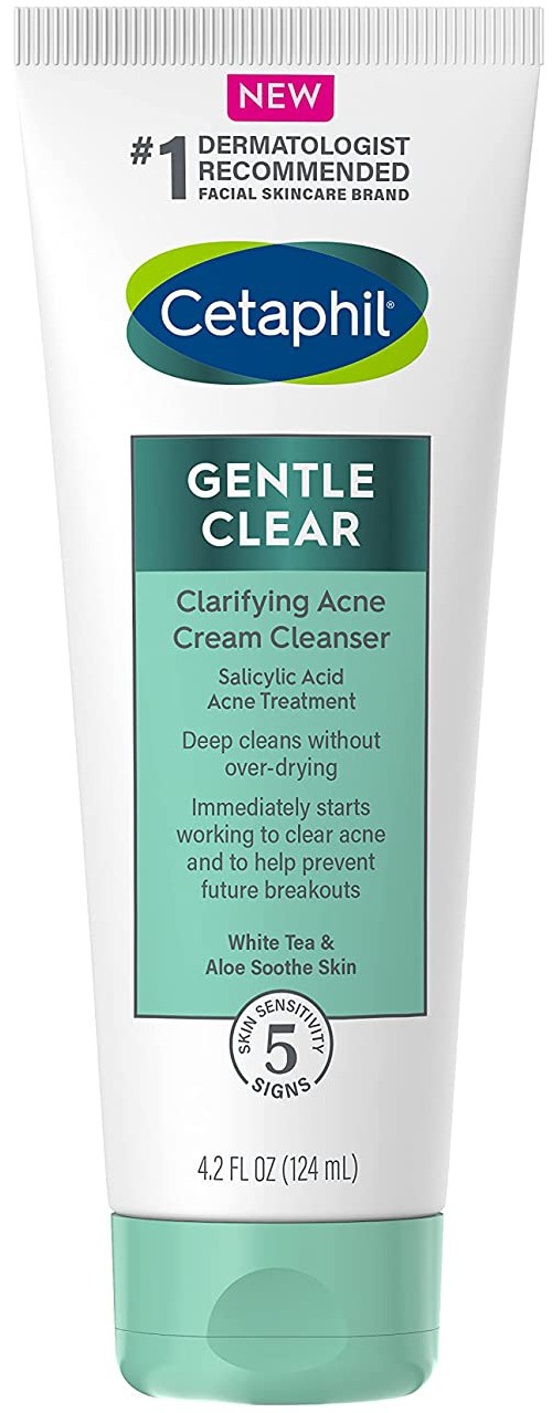 Cetaphil Gentle Clear Clarifying Acne Cream Cleanser