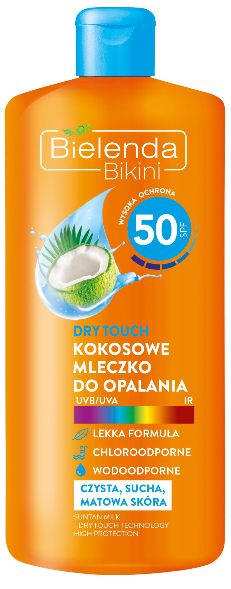 Bielenda Bikini Kokosowe Mleczko Do Opalania Z Technologią Dry Touch Spf 50
