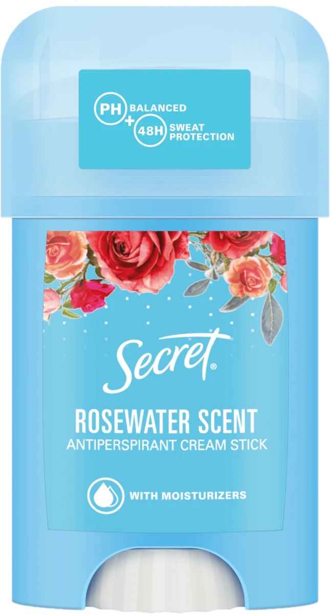 Secret Rosewater Scent Antiperspirant Cream Stick