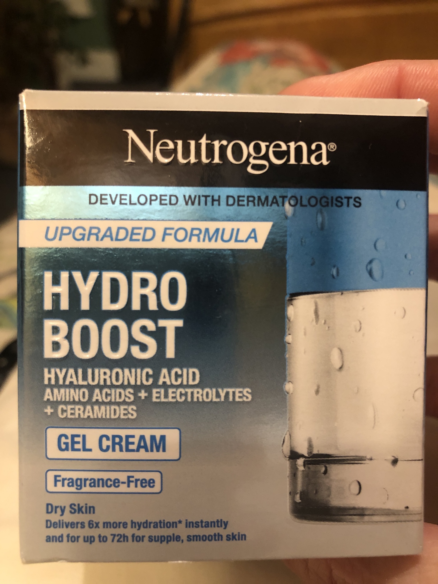 Neutrogena Upgraded Formula Hydroboost Hyaluronic Acid Gel Cream Fragrance Free