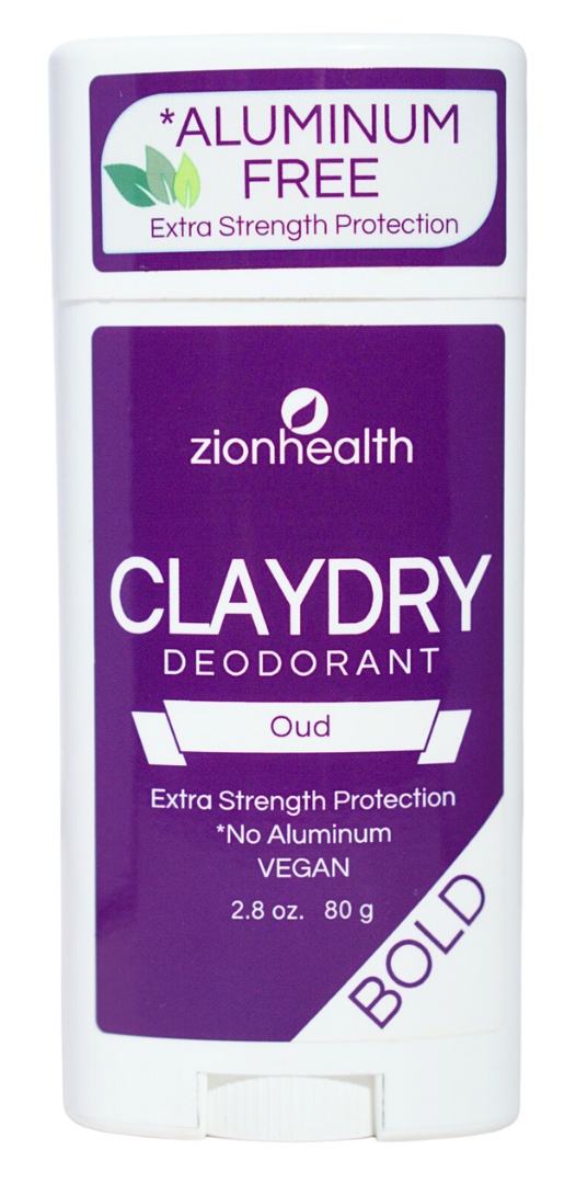 Zion Health Oud Claydry Deodorant