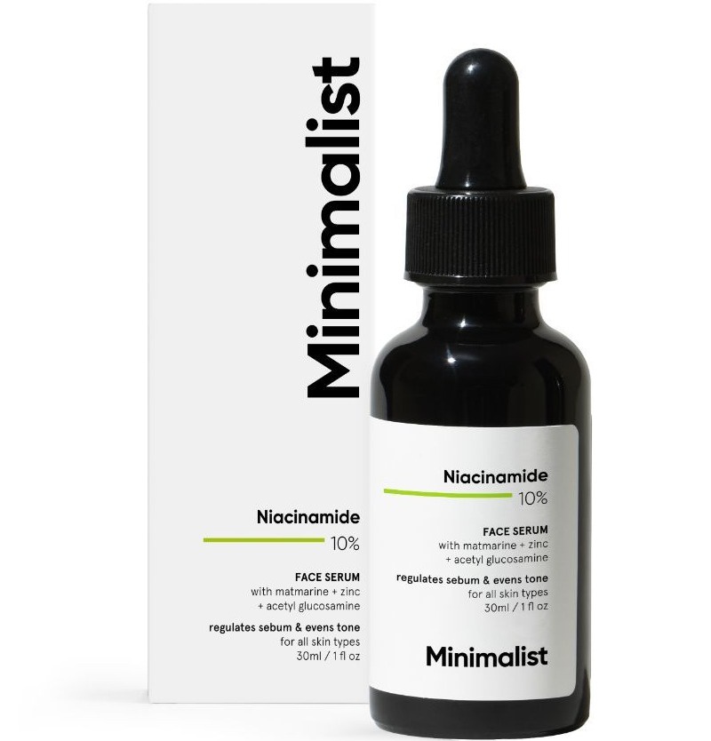 Be Minimalist Niacinamide 10%  Matmarine + Zinc + Acetyl Glucosamine