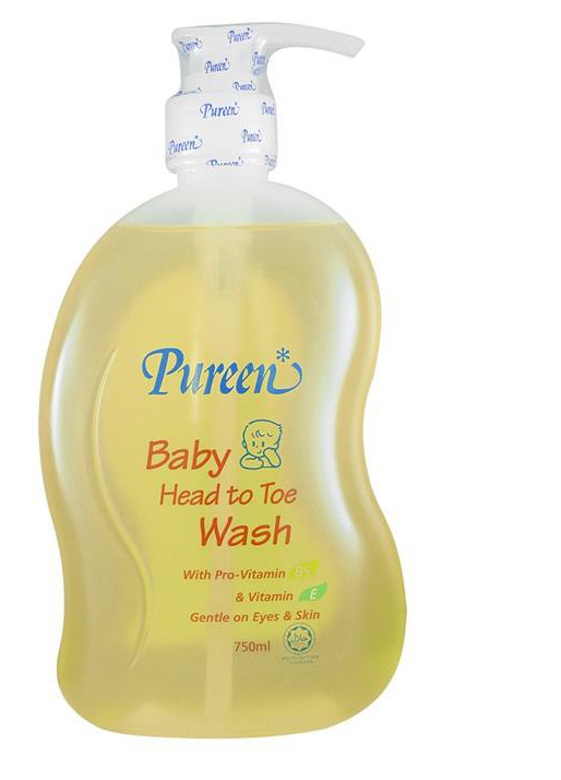 Pureen Baby Head To Toe Wash With Pro-Vitamin B5 & Vitamin E