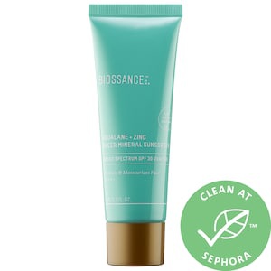 BIOSSANCE Squalane + Zinc Sheer Mineral Sunscreen Spf 30 Pa +++