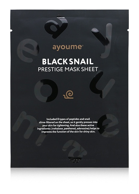 Ayoume Black Snail Prestige Mask Sheet