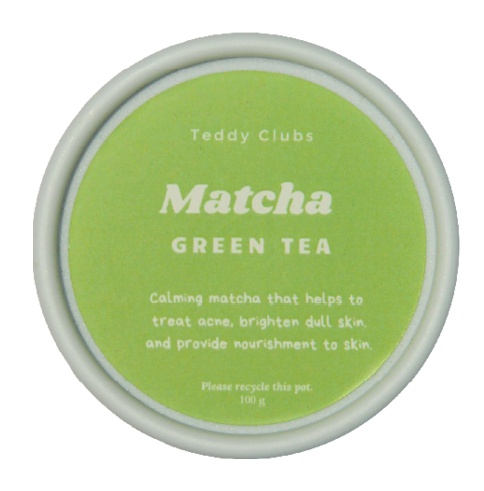 Teddy Clubs Matcha Clay Mask