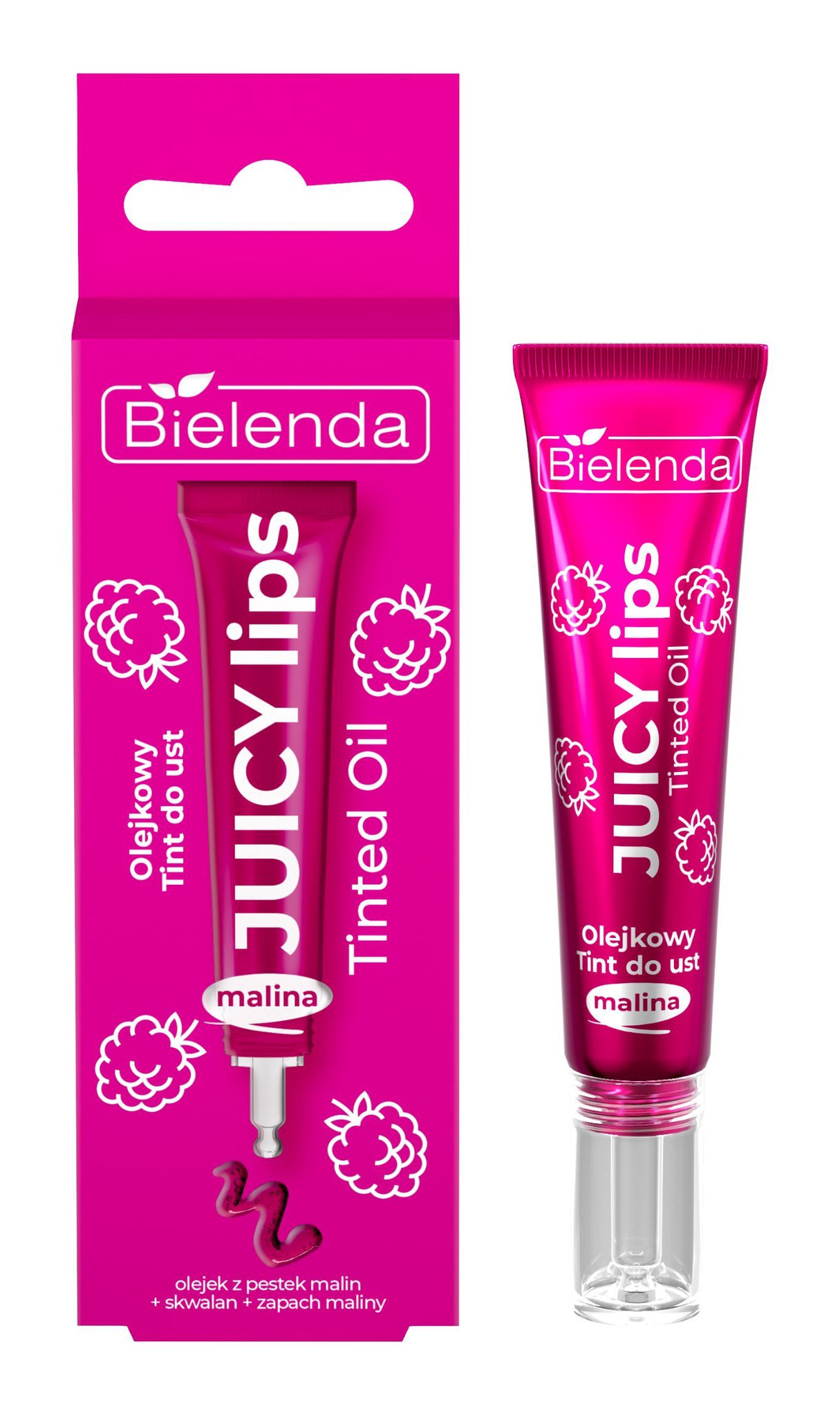 Bielenda Juicy Lips Tinted Oil Raspberry