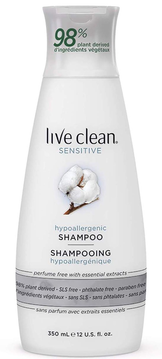 Live Clean Sensitive Hypoallergenic Shampoo Front Photo Original 