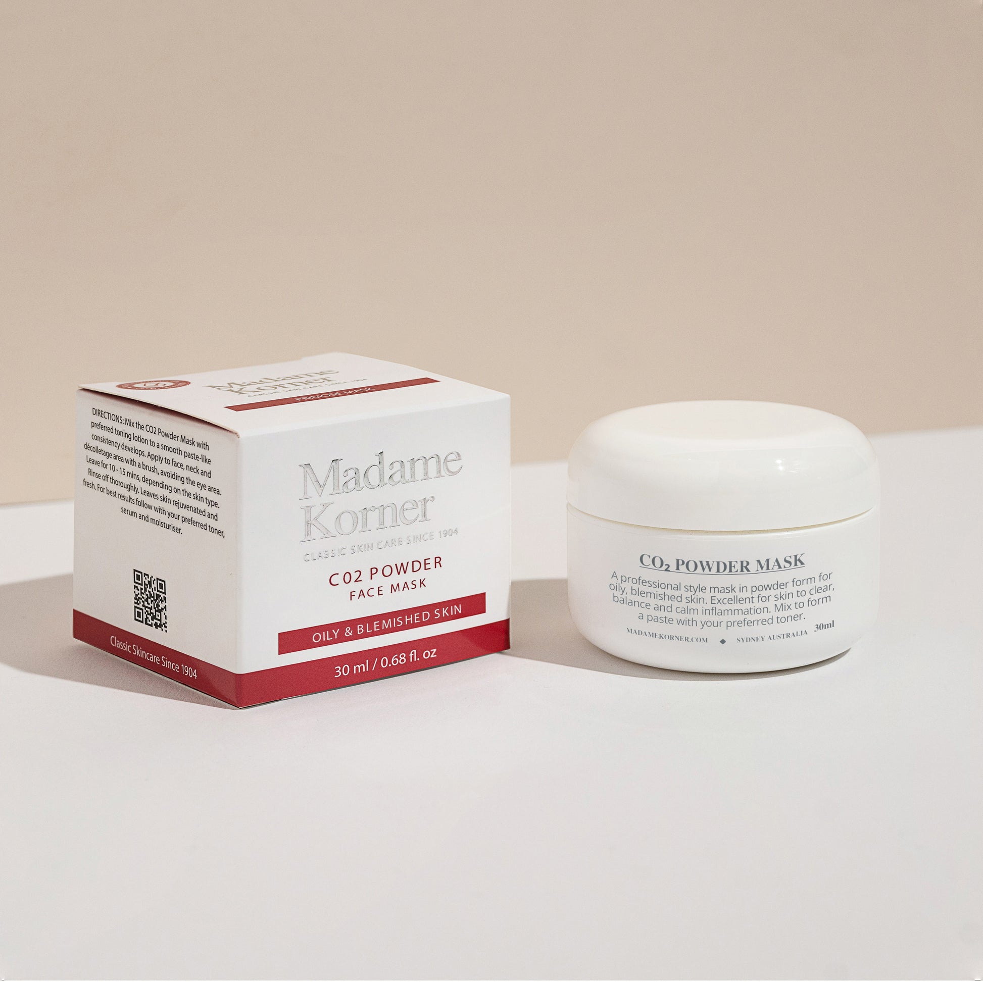 Madame Korner Co2 Powder Mask