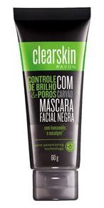 AVON Clearskin Máscara Facial Negra Com Carvão Clearskin