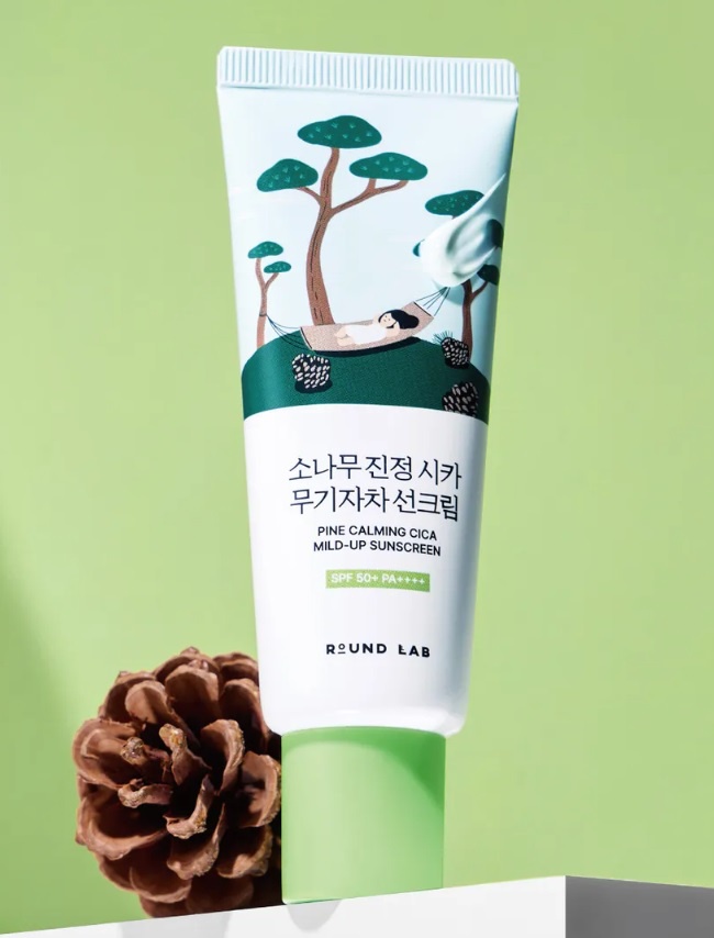 ROUND LAB Pine Calming Cica Mild Up Sunscreen