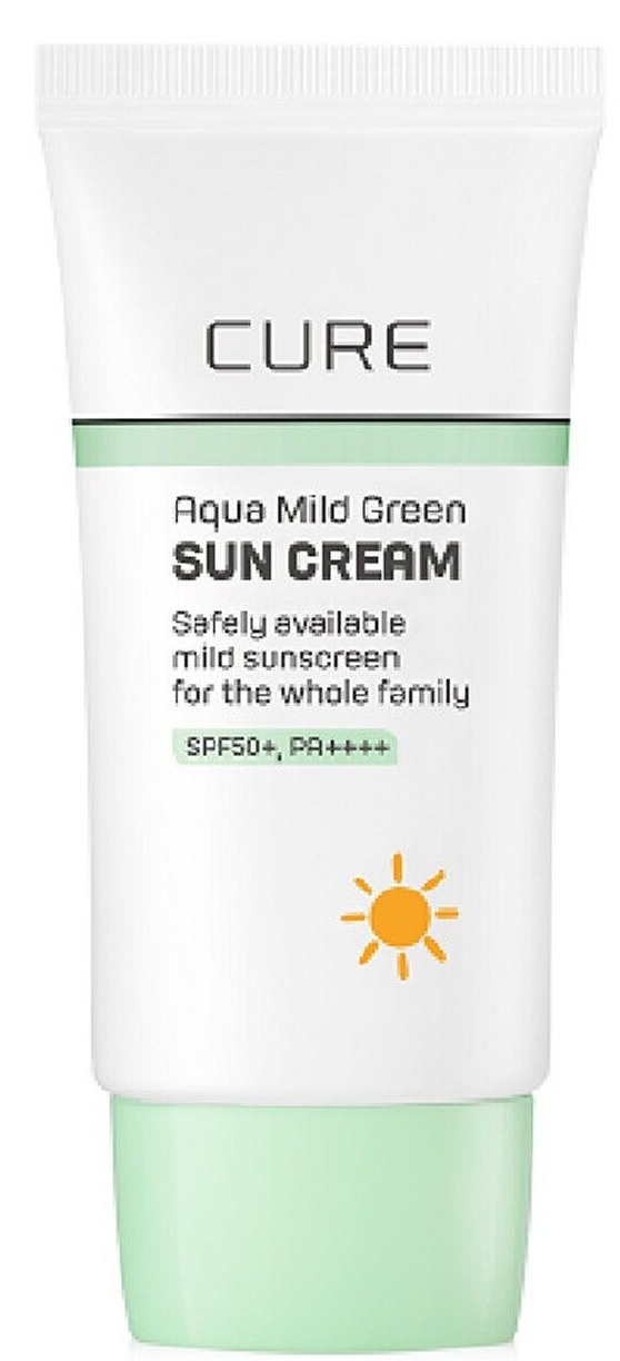 Cure Aqua Mild Green Sunscreen SPF50+ PA++++