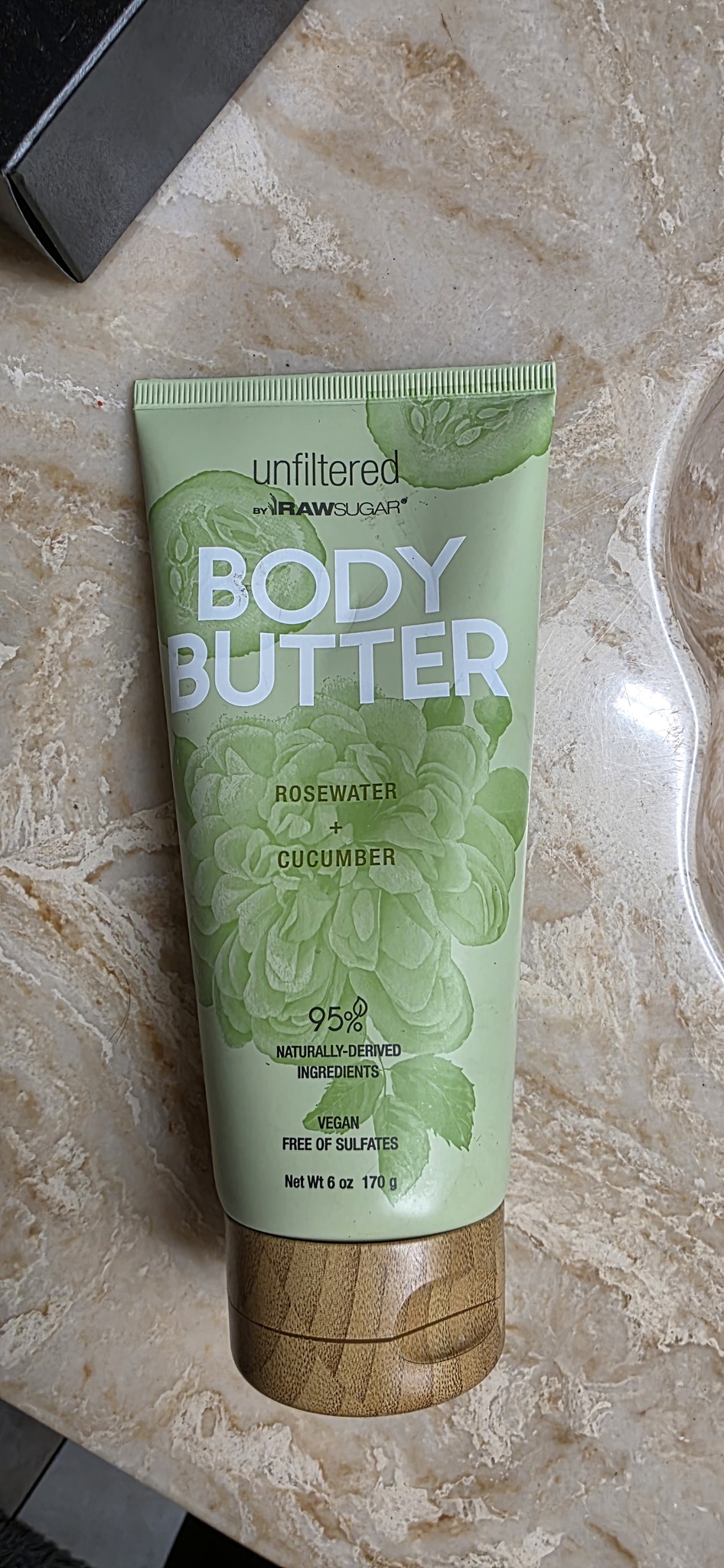 Raw Sugar Body Butter Rosewater + Cucumber