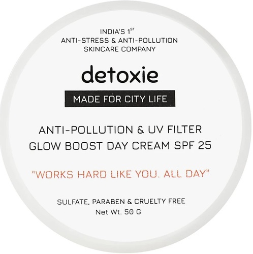 Detoxie Anti-Pollution & Uv Filter, Glow Boost Day Cream Spf 25