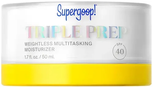 Supergoop! Triple Prep Weightless Multitasking Moisturizer SPF 40 Face Sunscreen