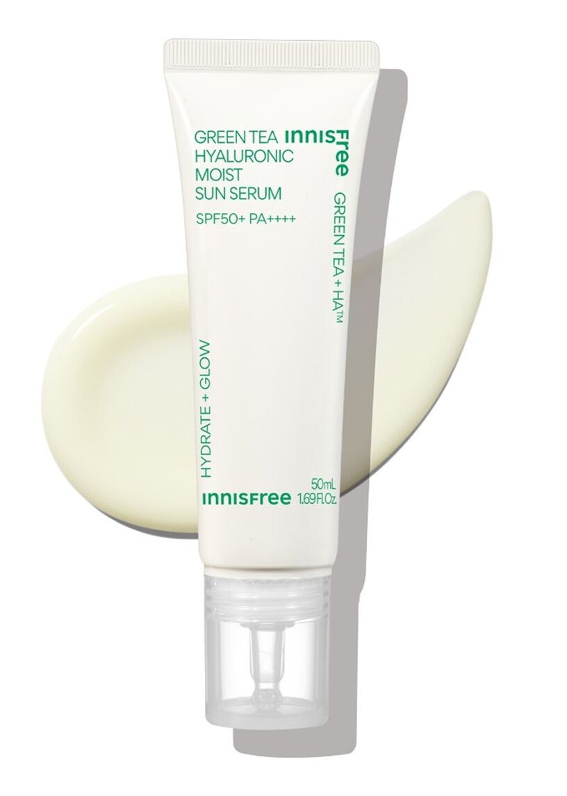 innisfree Green Tea Hyaluronic Moist Sun Serum