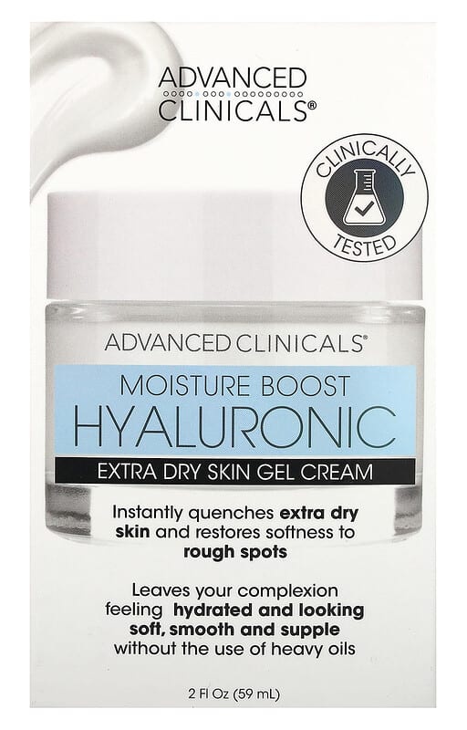 Advanced Clinicals Moisturize Boost Hyaluronic Gel Cream