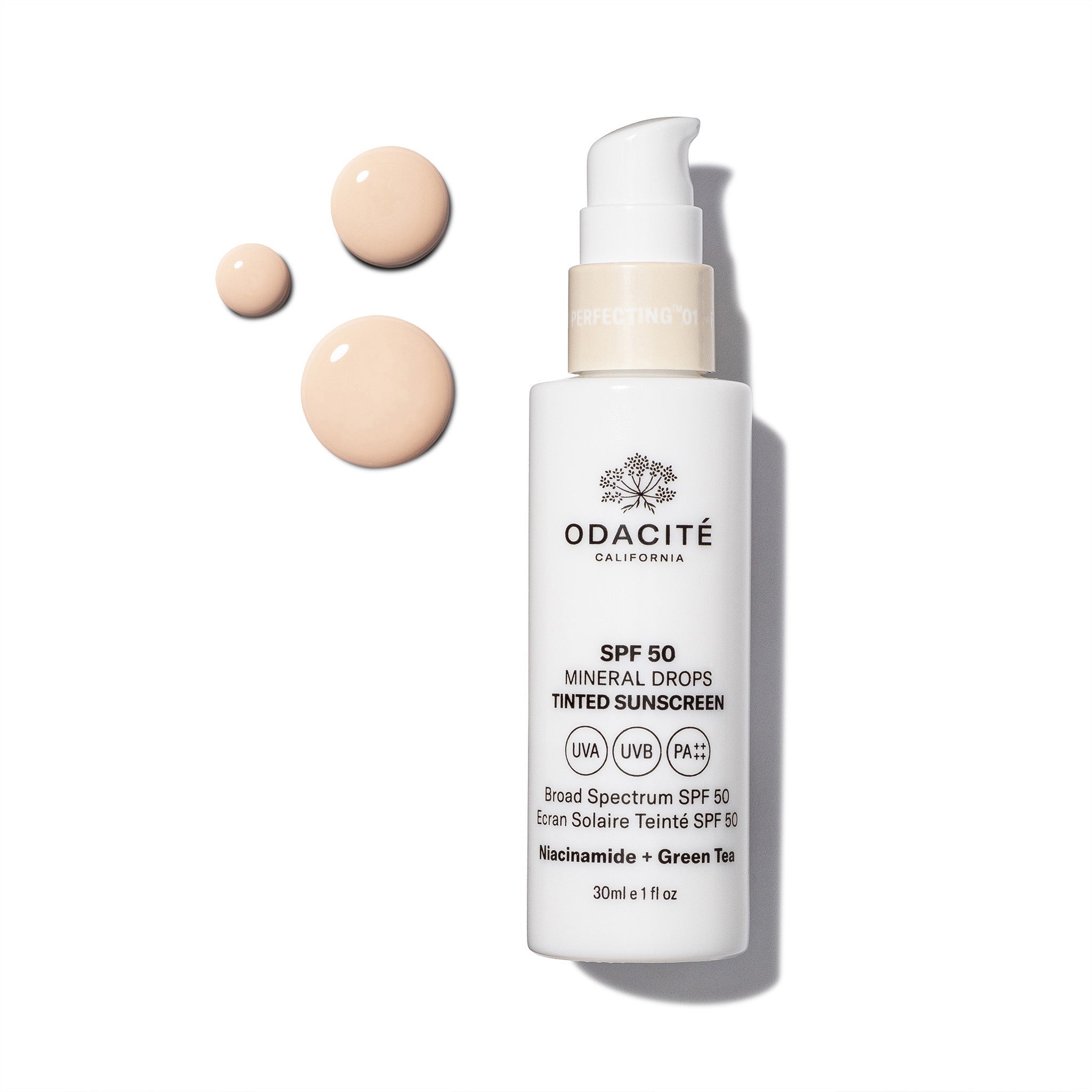 Odacite SPF 50 Mineral Drops Tinted Sunscreen