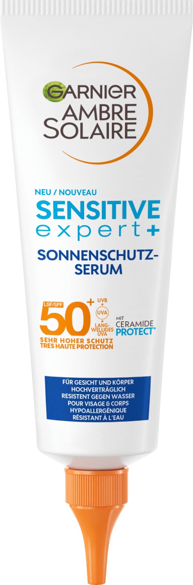Garnier Ambre Solaire Sonnenmilch Serum Sensitive Expert+ Lsf 50+