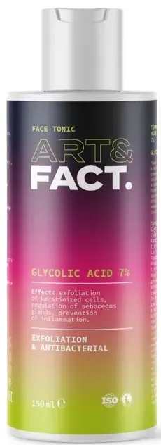 ART&FACT. Face Tonic With Glycolic Acid 7% (pH = 3.98)