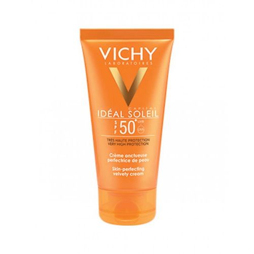 Vichy Ideal Soleil Velvety Cream Spf 50+ Skin Perfecting Action