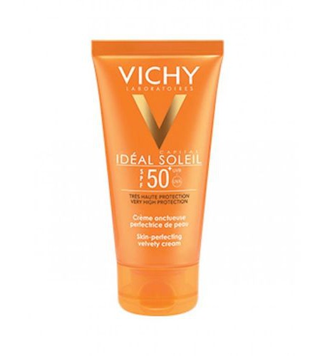 Vichy Ideal Soleil Velvety Cream Spf 50+ Skin Perfecting Action