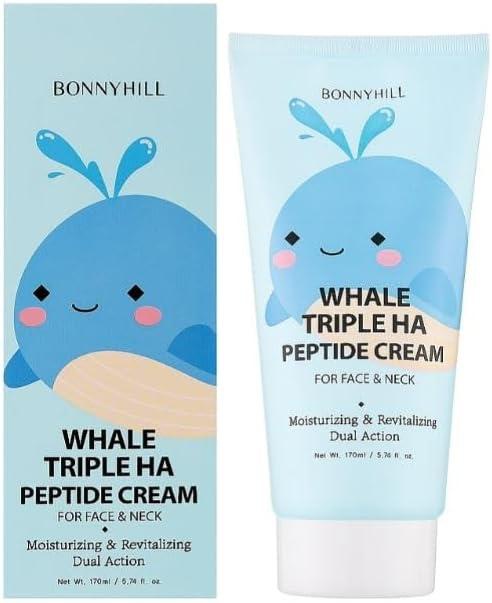 Bonny Hill Whale Triple Ha Peptide Cream For Face & Neck