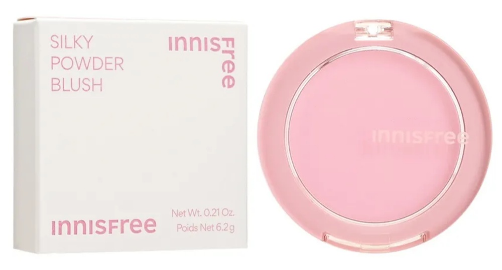 innisfree Silky Powdered Blush - Fluffy Pink