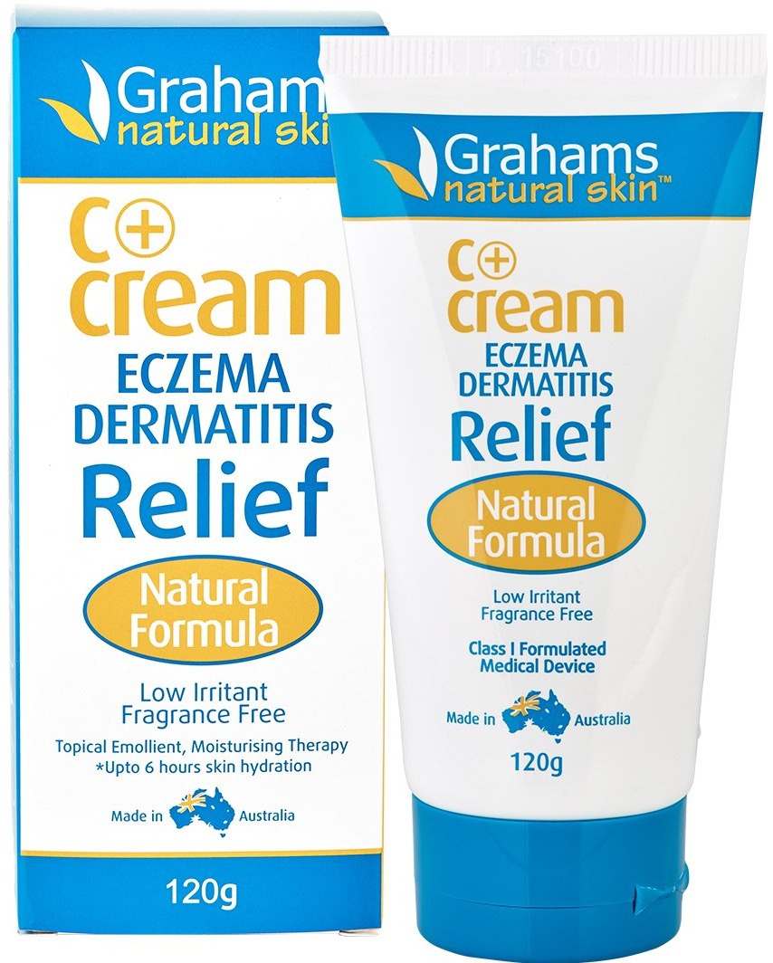 Grahams Natural Skin C+ Cream Eczema Dermatitis Relief ingredients