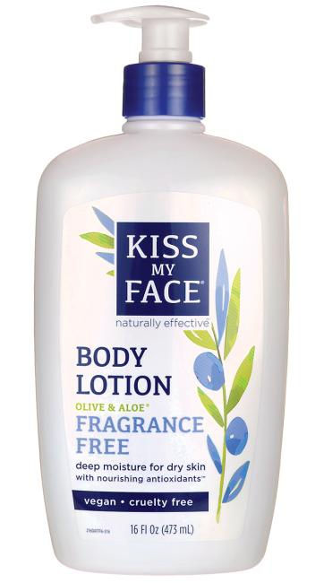 Kiss My Face Fragrance Free Olive And Aloe Body Lotion