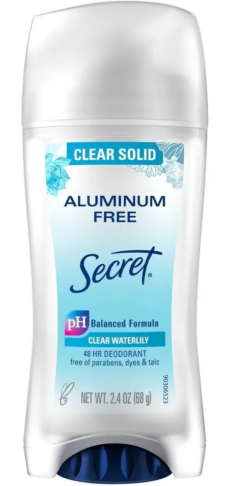 Secret Aluminum Free Deodorant For Women, Waterlily
