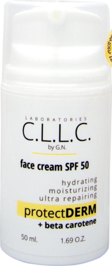 C.L.L.C. Face SPF50 Cream Protectderm
