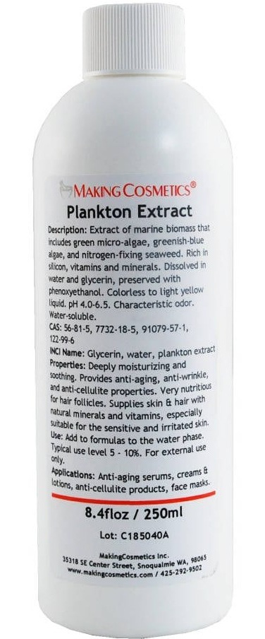 Making Cosmetics Plankton Extract