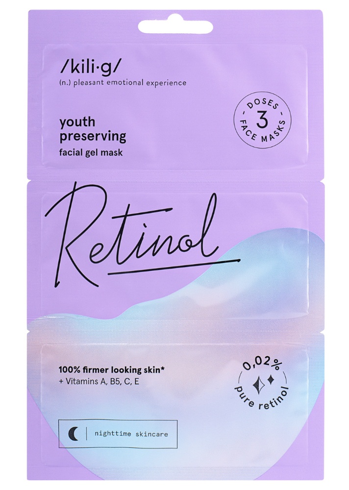 Kilig Retinol Youth Preserving Facial Gel Mask