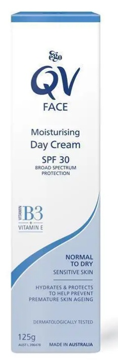 QV Ego Face Day Cream SPF30 +