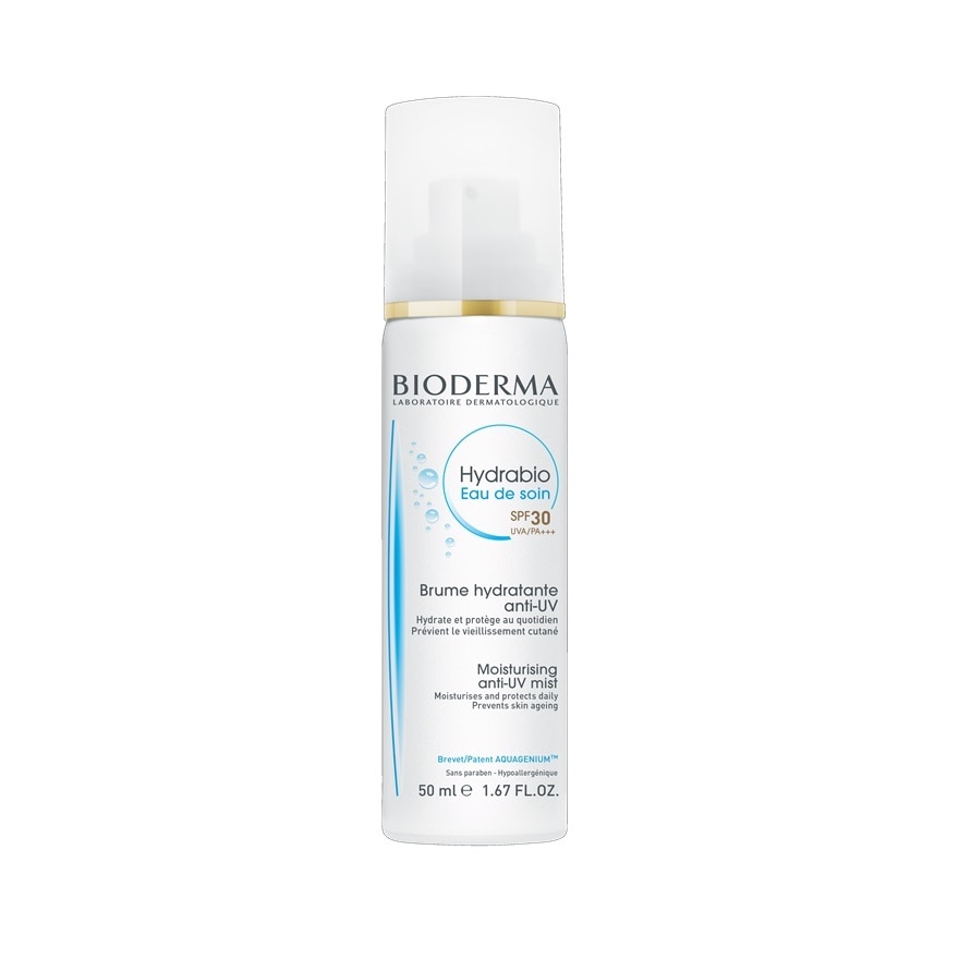 Bioderma Hydrabio 2-In-1 Moisturising Anti-Uv Mist (Eau De Soin Spf 30)