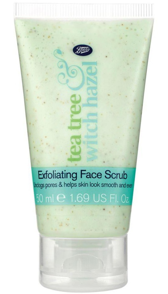 Boots Tea Tree And Witch Hazel Exfoliating Face Scrub Ingredients 