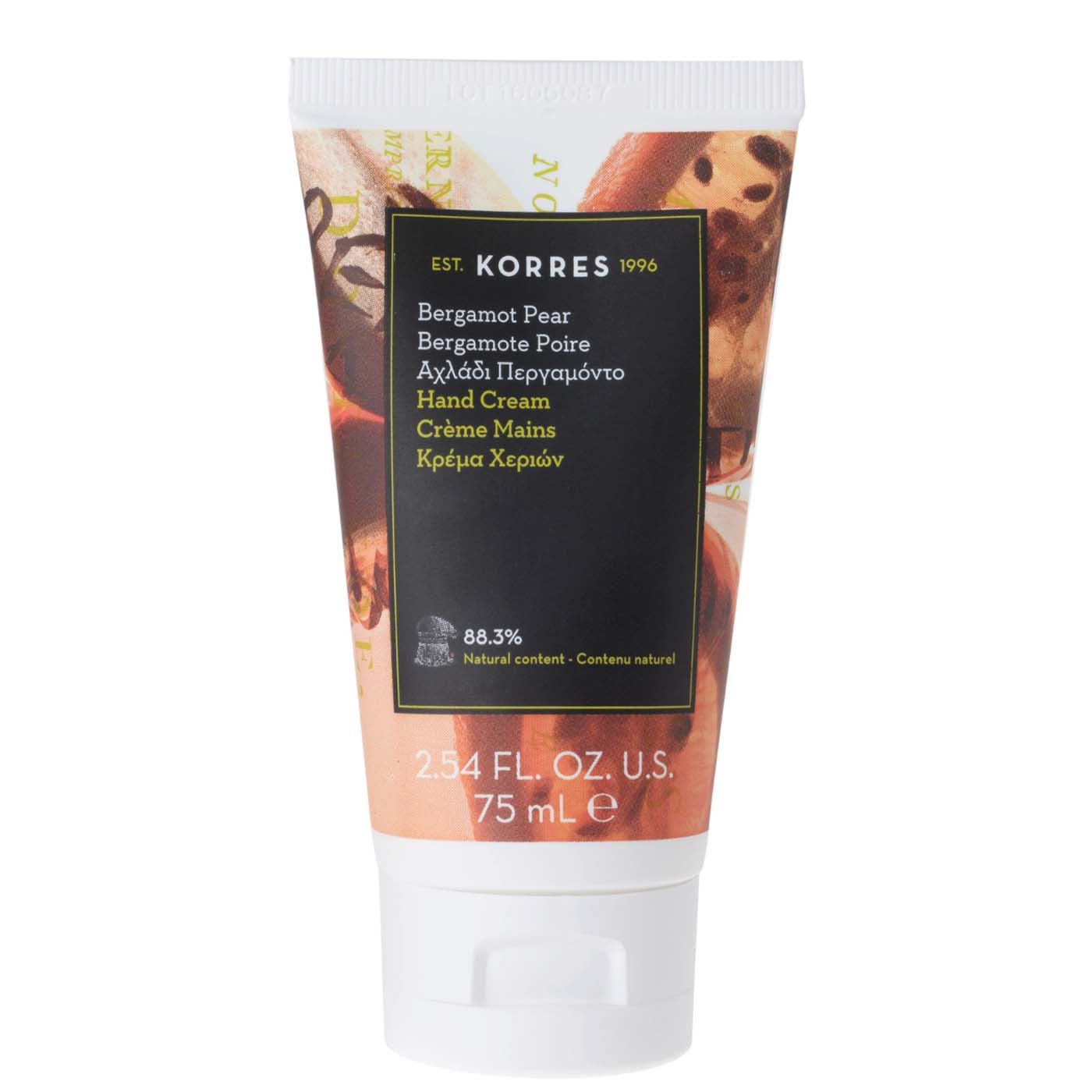 Korres Bergamot Pear Hand Cream ingredients (Explained)