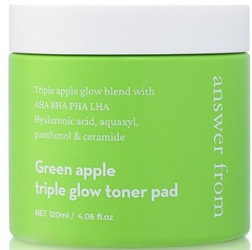 Answer from Green Apple Triple Glow Toner Pad
