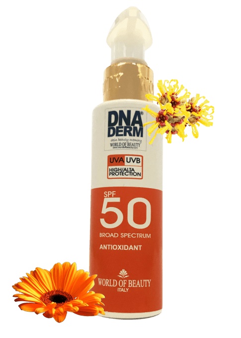 World of beauty DNA Derm Protezione Solare SPF50 Broad Spectrum