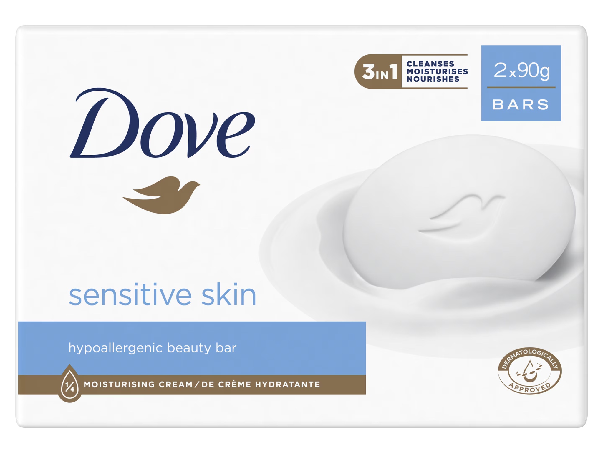 Dove Sensitive Skin Beauty Bar Ingredients Explained 